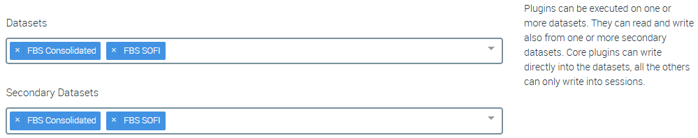 Figure 4.1. Attributes section of the General tab of the fbs_consolidation plugin in the SWS Admin console.