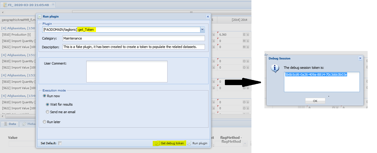 Example for the _get token_ plugin.