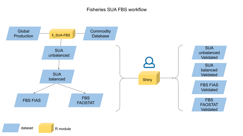  General workflow for SUA/FBS compilation.