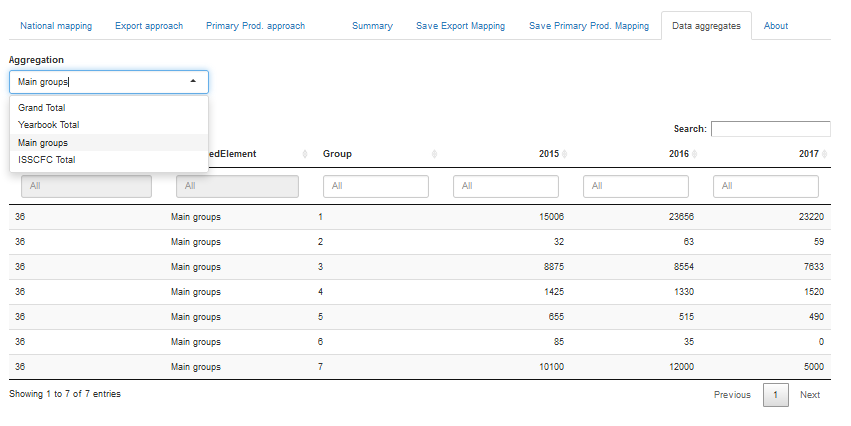  Shiny application, Check mapping prod approach tab.